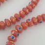 Vintage Venetian Style Tiny Tire shape Eyes Glass Beads Necklace Image 6