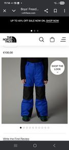 Northface boys ski Boys' Freedom Insulated Trousers