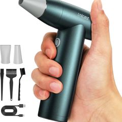 RPM Compressed Air Duster - Electric Air Duster Compressed Air with [Powerful Brushless & Coreless Motor] [Elegant All Metal] Air Blower Compressed Air Cleaner for PC Keyboard F36