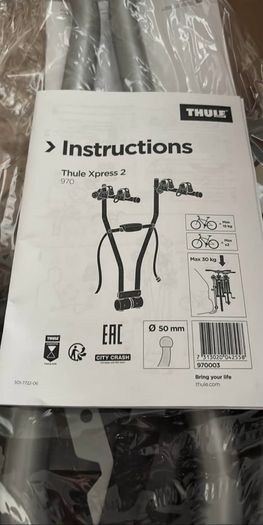 New Bike rack never opened Thule express 2