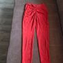 Red snake print leather two piece set, size 10 Image 2