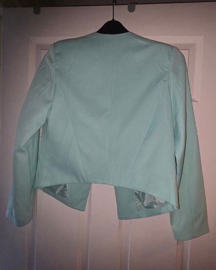 Short Mint Green Blazer. NEW