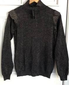 Ladies Sparkle Bronze Lurex Top jumper