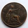 1906 farthing bronze Edwardian era coin Image 2