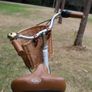 White Vintage Ladies Bike Kenzel Malena 3 Speed Internal Gears Wicker Basket Image 8