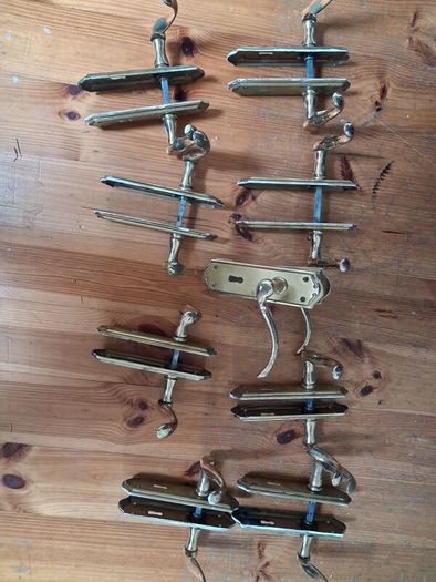 Iternal brass door handles