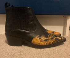 Womens Shoe Biz Copenhagen Cowboy Ankle Boots UK 3