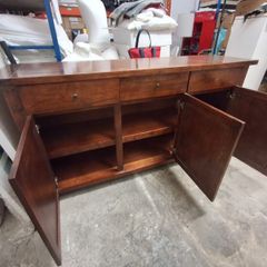 Indonesian solid teak sideboard (excellent condition)