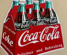 Coca Cola Metal Sign