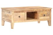 Coffee Table 100x55x40 cm Rough Mango Wood