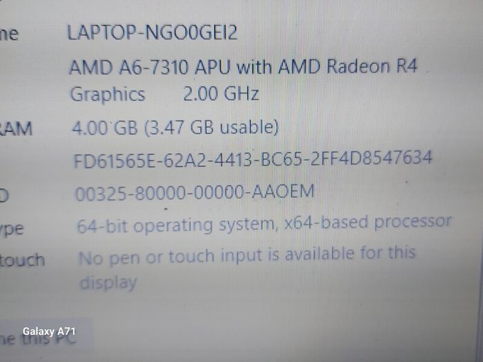 HP Pavillion Green, 4GB Ram, AMD A6-7310 APU with AMD Radeon R4 Graphics, 2.0GHz, Windows 10, Microsoft Edge, Chrome