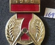 East german, 1965 , 7year activist award ,DDR, communist, ,,(169)