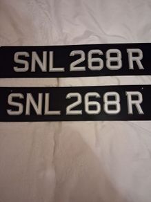 Old set of no plates