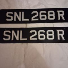 Old set of no plates