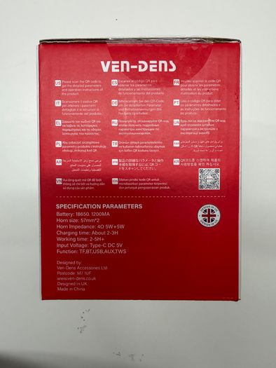 Vendens Speaker
