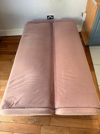 FREE Pink Sofa For Props / Upcycling / Parts - NOT Suitable for Sitting