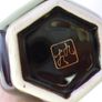 SALE! Vintage Oriental Black Vase with Gilded Floral decoration, signed Image 4
