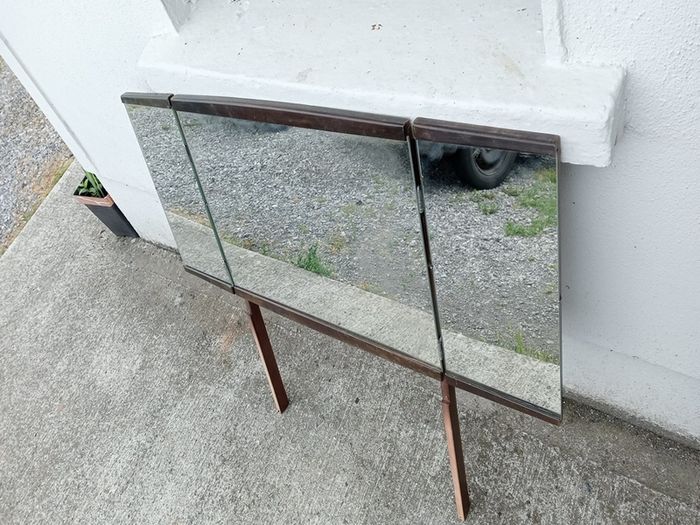 teak mirror, meredew furniture 60s
