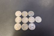 1948-1994 10 x US 5 Cent Coins Nickels Jefferson Lot