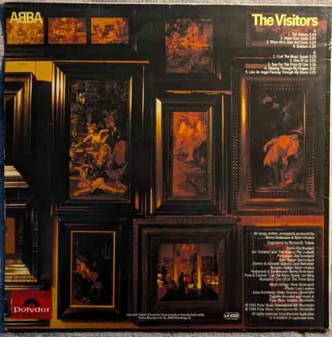 LP The Visitors ABBA, Germany press, 1981.