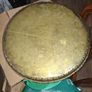 Middle Eastern Extra Large Brass Tray Arabic Calligraphy with Fine Incised Engravings Image 7