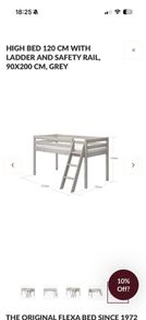 Flexa Mid High Bed