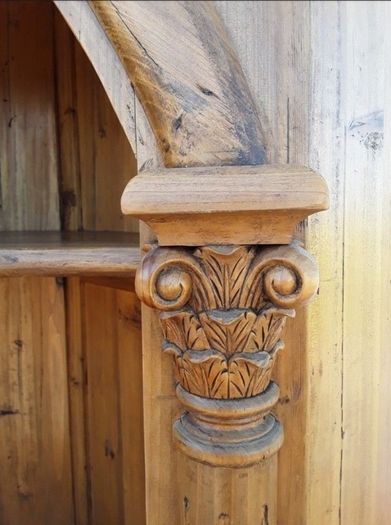 Vintage Pine Corner cabinet