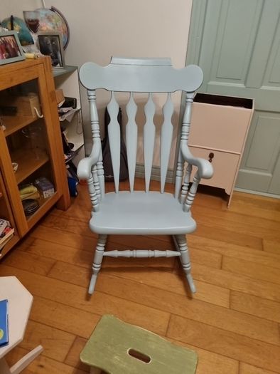 Wooden rocking chair
