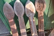 4 church seat batons