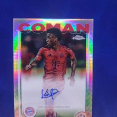 2024-25 Topps Chrome UEFA Kingsley Coman Auto FC Bayern Munich