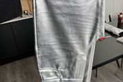 silver pants