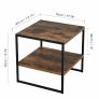 BRAND NEW Industrial Bedside Table Corner Desk Image 4
