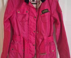 Beautiful pink women's Barbour jacket
