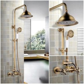 Shower Column in the timeless Bronze Antique Style