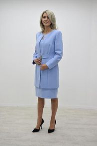 Coco Doll Blue Coat Size 14