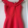 Vibrant red River Island dress Image 3