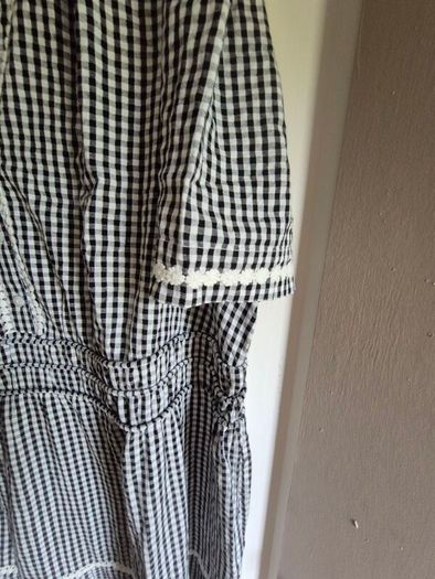 monsoon gingham dress ladies new cotton