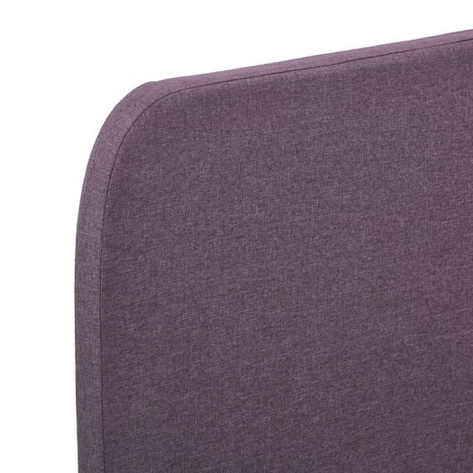 Bed Frame Taupe Fabric 120x190 cm