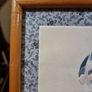 Chinese style bird painting with bamboo style frame Image 6