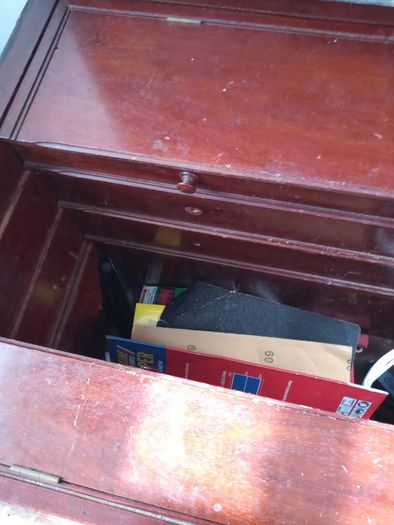 Victorian cabinet makers, mahogany lined tool chest