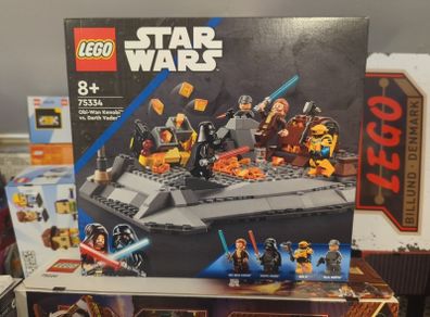 LEGO 75334 Star Wars Obi-Wan Kenobi vs. Darth Vader Playset NEW SEALED