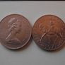 Great Britain. 2 coins@25 New Pence (1972&1977) Image 2