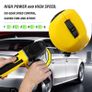 220V-230V Dual Action Car Polisher DA Car Polishing Machine Electric Random Orbit Adjustable Speed Waxer Buffer Machine Image 5