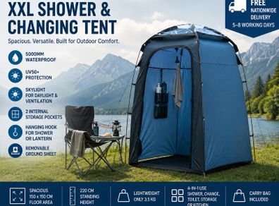XXL Shower and Changing Tent