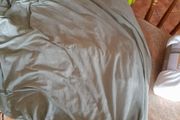 Green double bed sheet