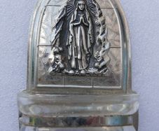Vintage Holy Water Font - The Miraculous Medal