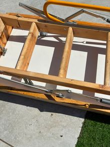 Attic Ladder with hand rail
