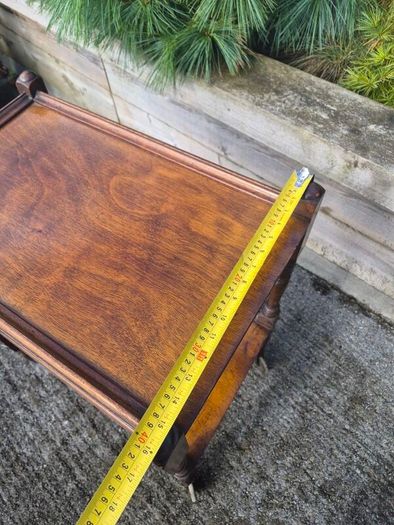 Vintage Wood Drinking Trolley