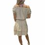 Spanish dress with ruffles, beige Image 4