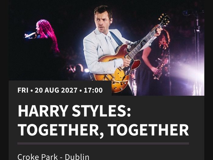 x3 Seated Harry Styles Tickets